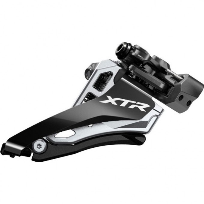 Переключатель передний SHIMANO XTR, M9100-E, 2X12 скоростей, на хомут 34,9(с адаптером 28.6/31.8), SIDE SWING, верхняя тяга IFDM9100MX6 Переключатель передний SHIMANO XTR, M9100-E, 2X12 скоростей, на хомут 34,9(с адаптером 28.6/31.8), SIDE SWING, верхняя тяга IFDM9100MX6