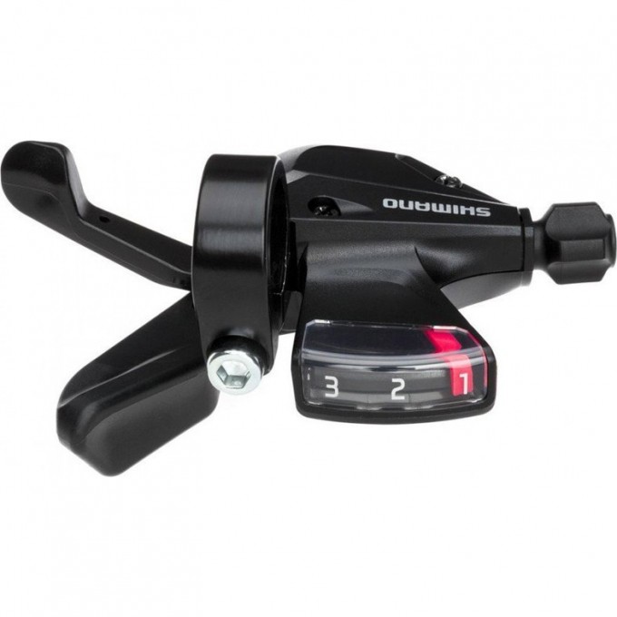 Шифтер SHIMANO ALTUS, M310, левый, 3 скорости, трос 1800 мм нержавеющая сталь ESLM310LBT Шифтер SHIMANO ALTUS, M310, левый, 3 скорости, трос 1800 мм нержавеющая сталь ESLM310LBT