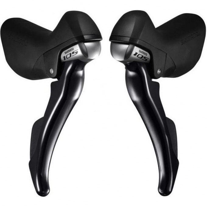 Шифтер/Тормозная ручка SHIMANO 105, R7000, левый/правый, 2x11 соростей, трос+оплетка, черный ISTR7000DPAL Шифтер/Тормозная ручка SHIMANO 105, R7000, левый/правый, 2x11 соростей, трос+оплетка, черный ISTR7000DPAL