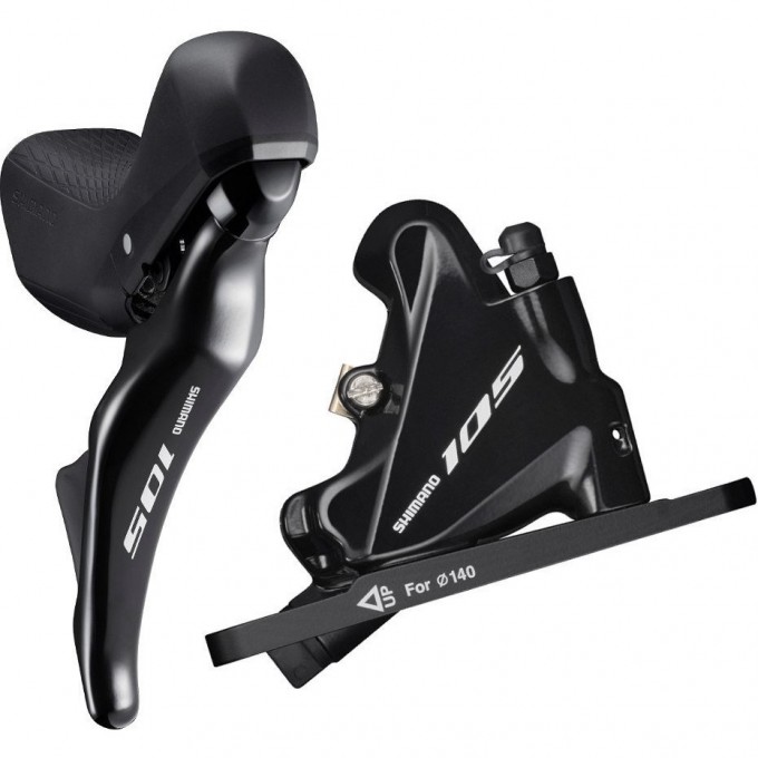 Шифтер/Тормозная ручка SHIMANO 105, ST-R7025 левый,BR-R7070, 2 скорости, J-KIT, под дисковый тормоз 140 мм, полимерный IR7025DLF4SC100A Шифтер/Тормозная ручка SHIMANO 105, ST-R7025 левый,BR-R7070, 2 скорости, J-KIT, под дисковый тормоз 140 мм, полимерный IR7025DLF4SC100A