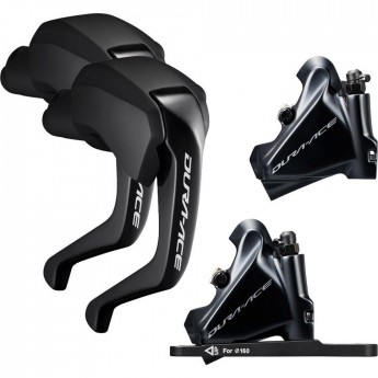 Шифтер/Тормозная ручка SHIMANO DURA-ACE DI2, ST-R9180/BR-R9170, ПРАВЫЙ, НА 11СК. ПОД ПЕРЕД ДИСК. ТОРМ., ДЛЯ РОТОР.140мм