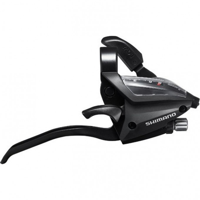 Шифтер/Тормозная ручка SHIMANO TOURNEY, EF510, ПРАВ, 8СК, ТРОС, ЦВ. ЧЕРНЫЙ ESTEF5102RV8AL Шифтер/Тормозная ручка SHIMANO TOURNEY, EF510, ПРАВ, 8СК, ТРОС, ЦВ. ЧЕРНЫЙ ESTEF5102RV8AL