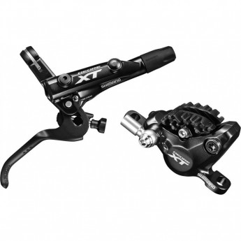 Тормоз дисковый SHIMANO M8000, BL(ЛЕВ)/BR(ПЕР), БЕЗ АДАПТ., ПЛАСТ. КОЛ. С РАДИАТ, 1000мм