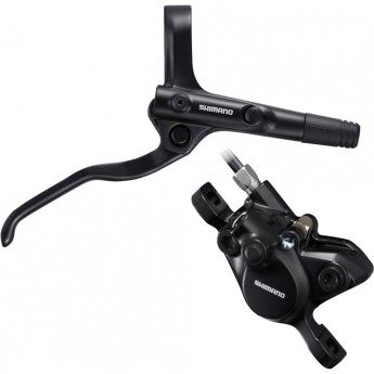 Тормоз дисковый SHIMANO MT MT200, BL(левый)/BR(передний), полимерные колодки, 1000мм, черный
