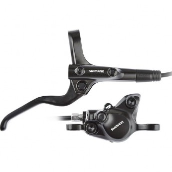 Тормоз дисковый SHIMANO MT MT201, BL(правый)/BR(задний), полимерные колодки, 1700мм, черный