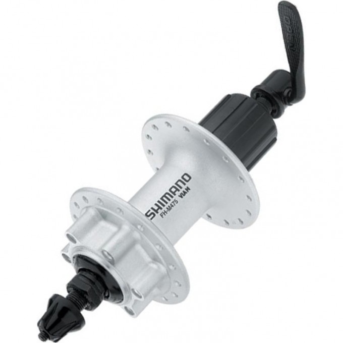 Втулка задняя SHIMANO M475, 32 отверстия, 8/9 скоростей, 6-болтов, QR 166 мм, серебристый EFHM475BZSS5 Втулка задняя SHIMANO M475, 32 отверстия, 8/9 скоростей, 6-болтов, QR 166 мм, серебристый EFHM475BZSS5