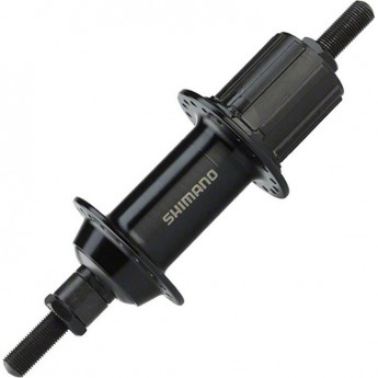 Втулка задняя SHIMANO TX500, V-BR, 32 отверстия, 8/9 скоростей, под гайку, OLD:135мм, ось 185мм, черный