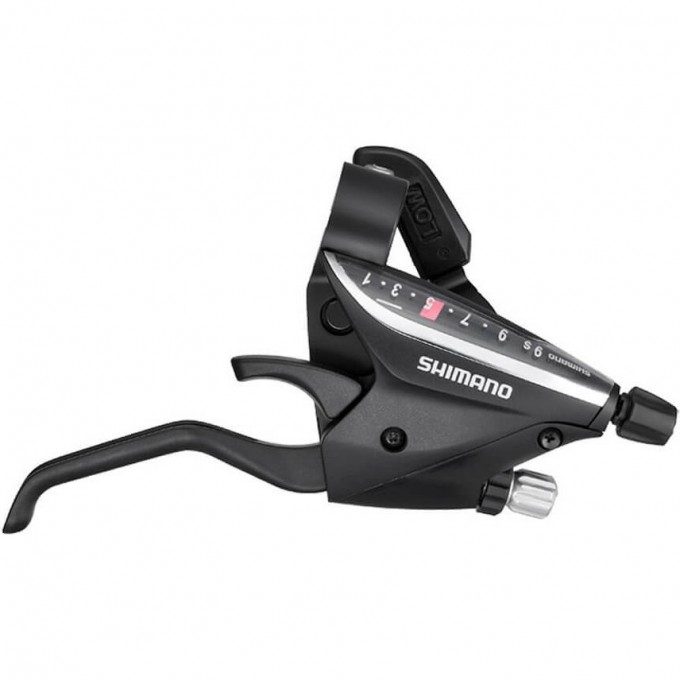 Шифтер тормозная ручка SHIMANO ACERA, EF65, правый, 9 скоростей, трос 2050 мм, черный, без упаковки ASTEF652R9AL Шифтер тормозная ручка SHIMANO ACERA, EF65, правый, 9 скоростей, трос 2050 мм, черный, без упаковки ASTEF652R9AL